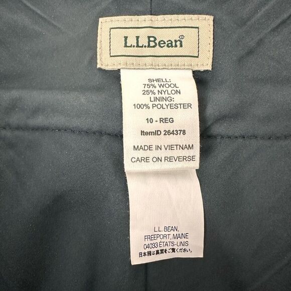 L.L. Bean women’s Wool Blend Brown Plaid Skirt Size 10 - Picture 7 of 8